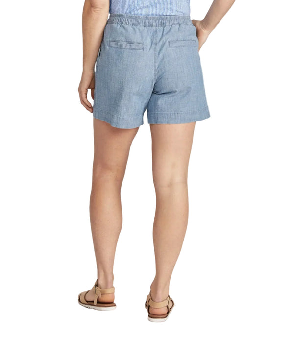 L.L.Bean 513217 Women's Lakewashed Chambray Dock Short
