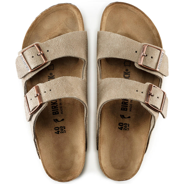 Birkenstock 51463 Arizona Taupe Suede Narrow