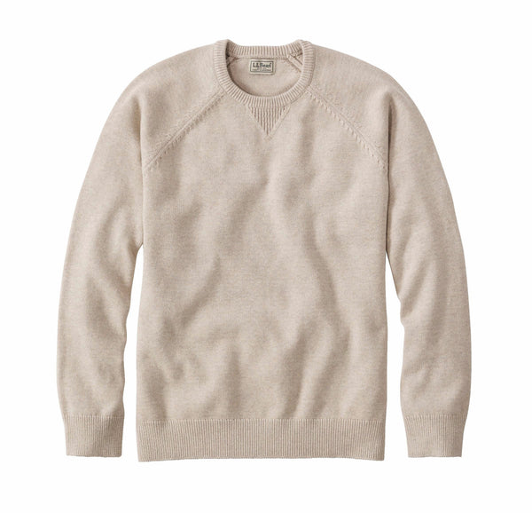 L.L.Bean 516116 Men's Wicked Soft Cashmere Crew Sweater