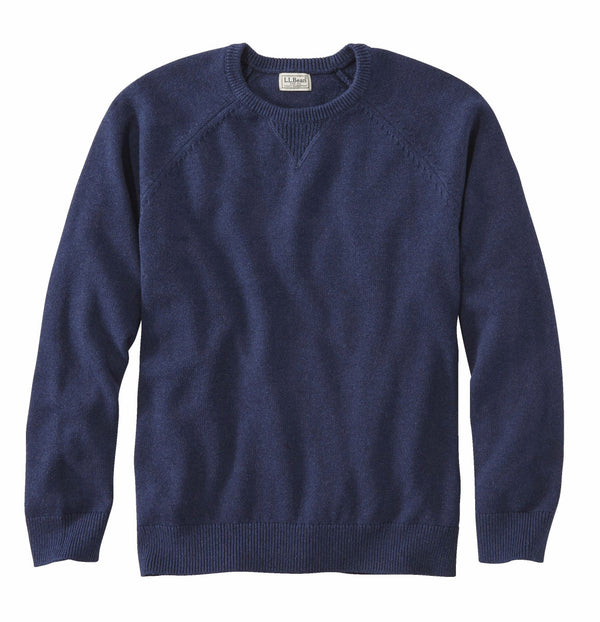 L.L.Bean 516116 Men's Wicked Soft Cashmere Crew Sweater
