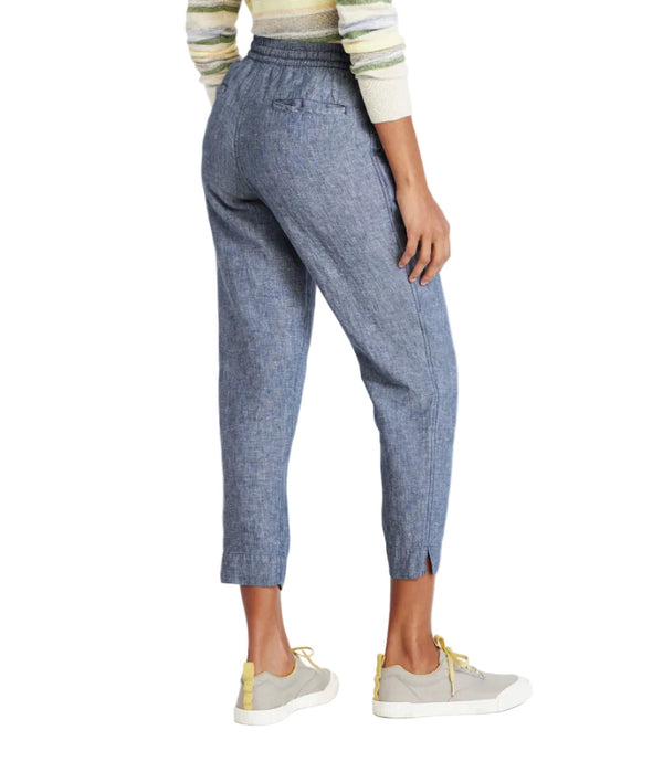 L.L.Bean 517222 Women's Linen Breezy Pull-On Ankle Pant