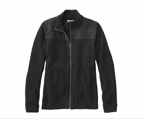 L.L.Bean 517391 Women's Commando Full Zip Sweater