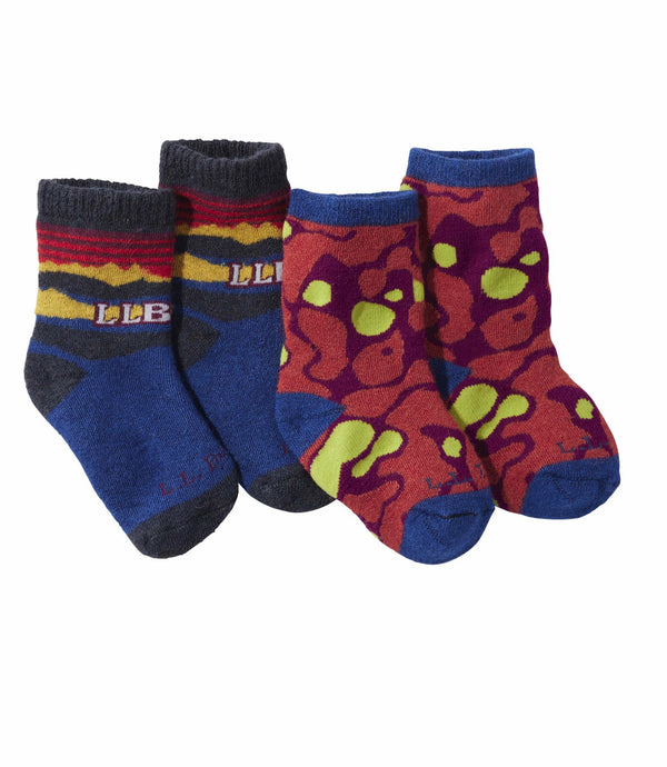 L.L.Bean 517853 Toddlers' Katahdin Sock Two Pack