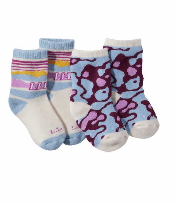L.L.Bean 517853 Toddlers' Katahdin Sock Two Pack
