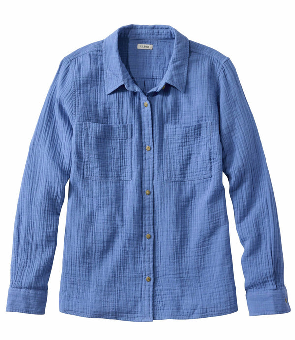 L.L.Bean 519259 Women's Cloud Gauze Long Sleeve Shirt