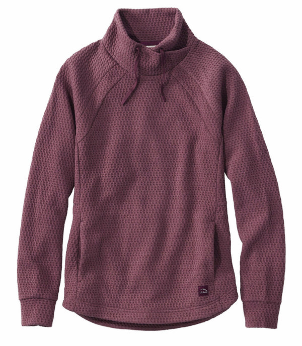 L.L.Bean 520418 Women's Ridgeknit Crossneck Pullover