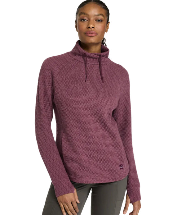 L.L.Bean 520418 Women's Ridgeknit Crossneck Pullover