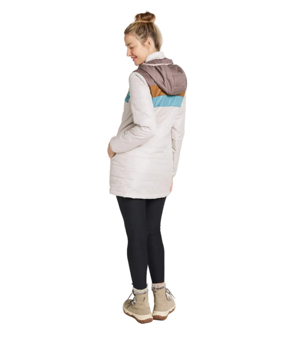 L.L.Bean 520670 Women's Mountain Classic Color Block Puffer Coat