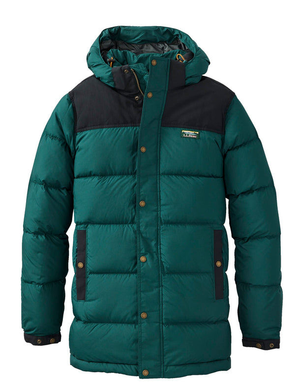 L.L.Bean 521526 Men's Mountain Classic Color Block Down Parka