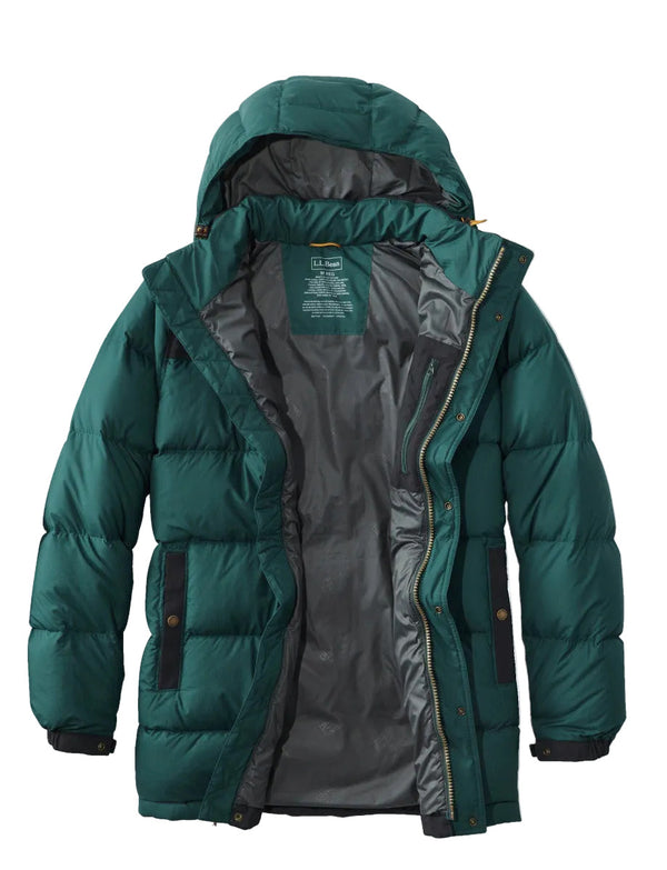 L.L.Bean 521526 Men's Mountain Classic Color Block Down Parka