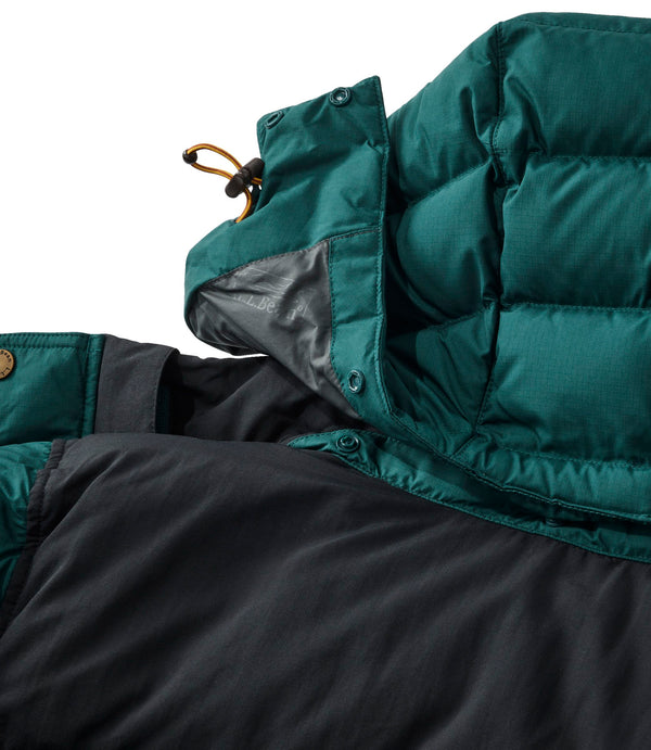 L.L.Bean 521526 Men's Mountain Classic Color Block Down Parka