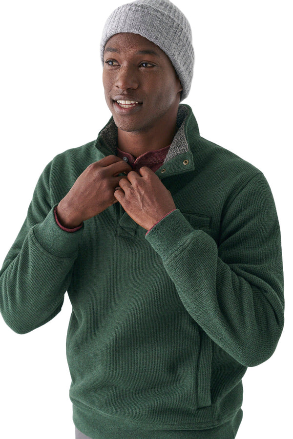 L.L.Bean 523725 Men's Katahdin Iron Works Waffle Mockneck Sweater