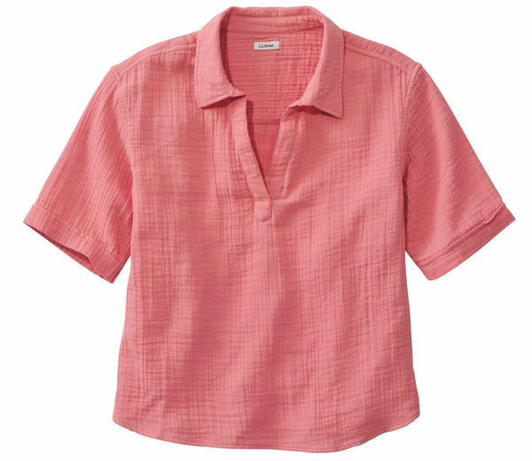 L.L.Bean 524680 Women's Cloud Gauze Polo