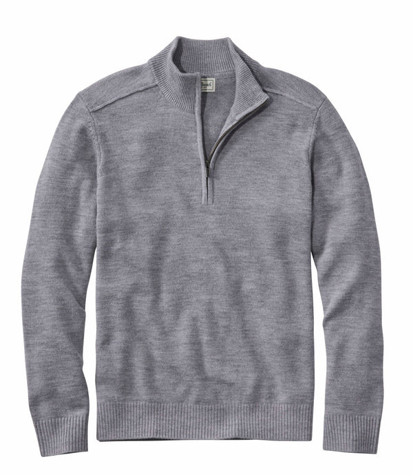 L.L.Bean 525913 Men's Essential Quarter Zip Sweater