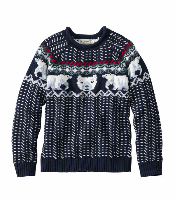 L.L.Bean 526107 Kids' Rollneck Sweater