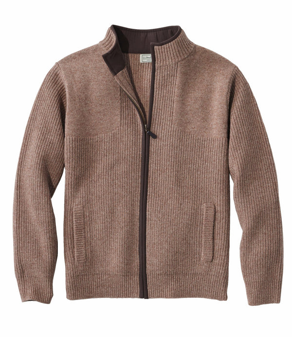 L.L.Bean 526162 Men's Waterfowl Sweater Full Zip