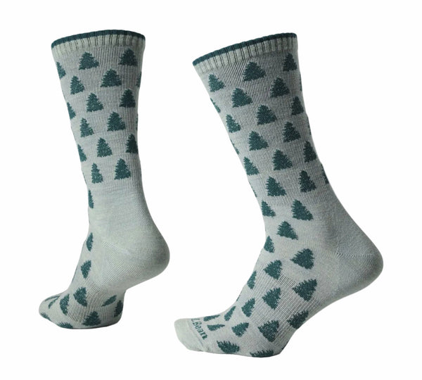 L.L.Bean 526269 Unisex Maine Motif Sock