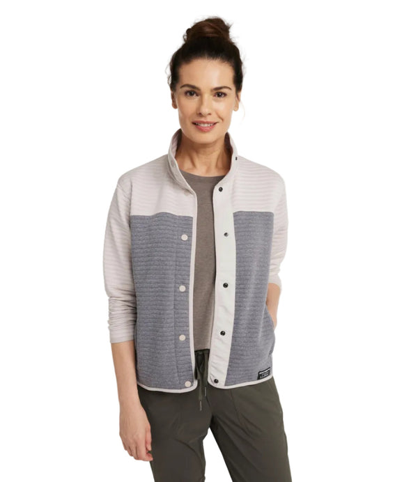 L.L.Bean 527201 Women's Airlight Snap Front Color Block Jacket