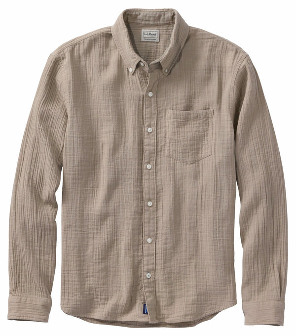 L.L.Bean 527276 Men's Cloud Gauze Long Sleeve Shirt