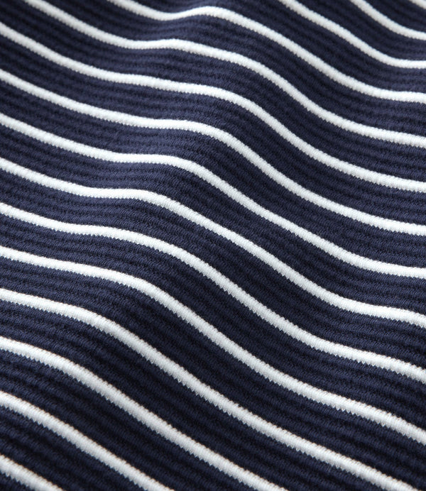 L.L.Bean 528034 Women's Lakewashed Stripe Quarter Snap