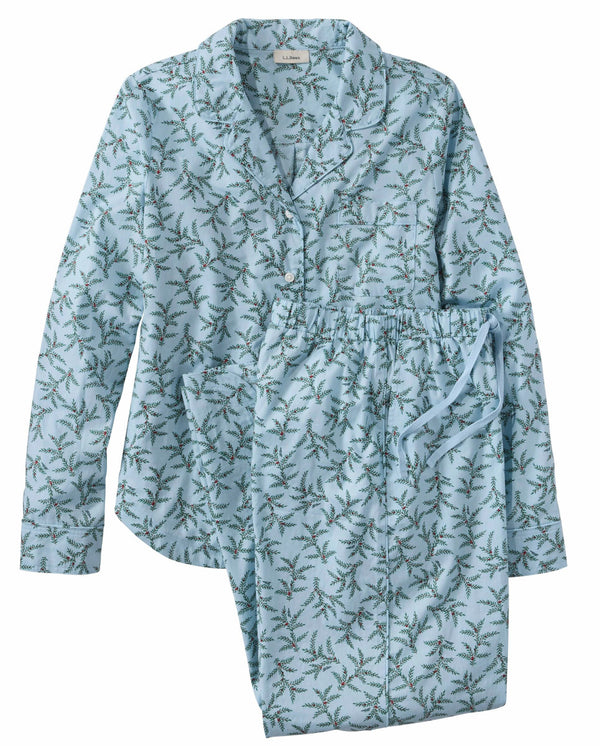 L.L.Bean 528341 Women's Poplin Pajama Set