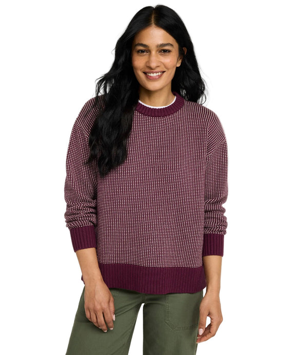 L.L.Bean 528385 Women's Original Double L Crewneck Birdseye Sweater