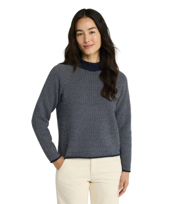 L.L.Bean 528509 Women's Original Double L Rollneck Birdseye Sweater
