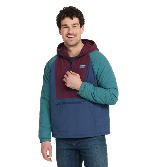 L.L.Bean 528547 Men's Mountain Classic Anorak Color Block