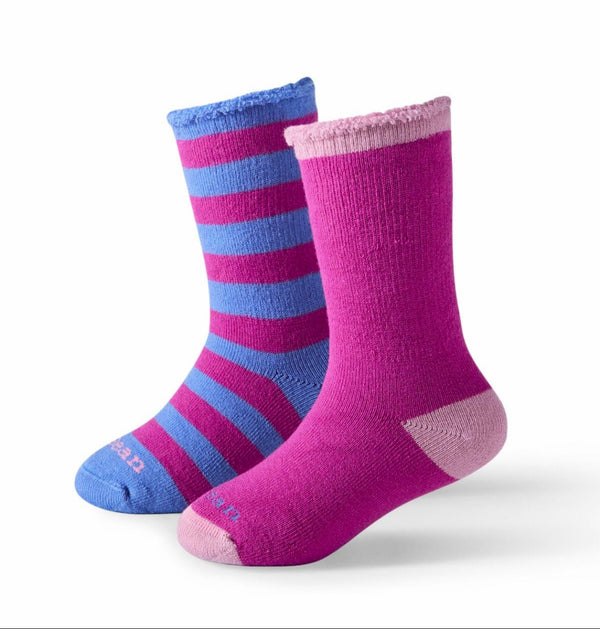 L.L.Bean 528593 Toddlers' Cozy Rangeley Boot Sock Two Pack