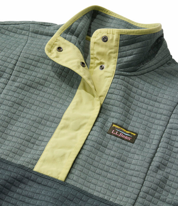L.L.Bean 528904 Women's Airlight Grid Color Block Pullover