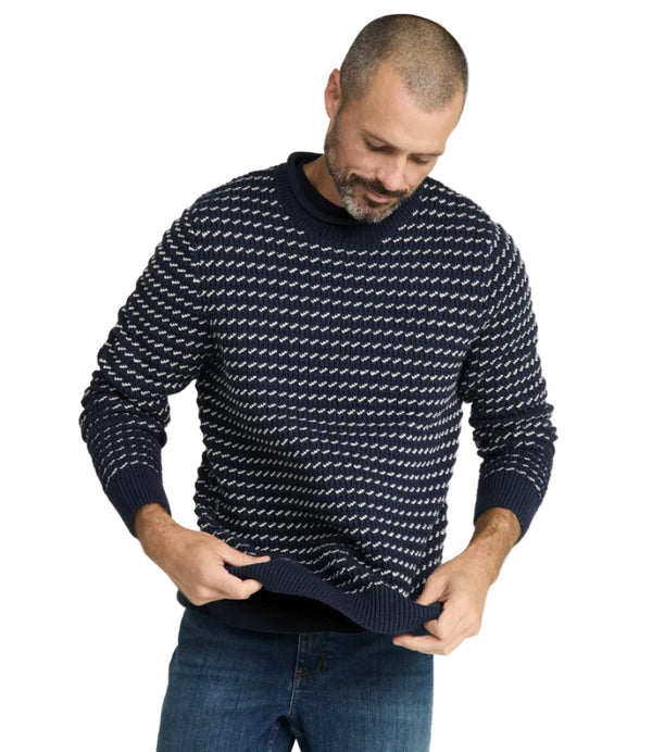 L.L.Bean 528967 Men's Waffle Birdseye Crew Sweater
