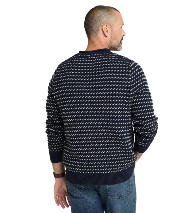 L.L.Bean 528967 Men's Waffle Birdseye Crew Sweater