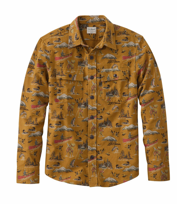 L.L.Bean 528999 Men's 1933 Chamois Print Shirt