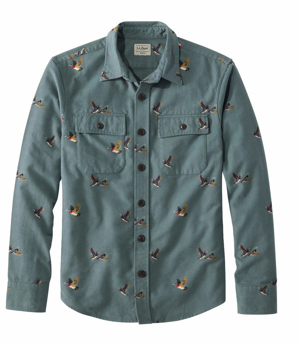 L.L.Bean 528999 Men's 1933 Chamois Print Shirt