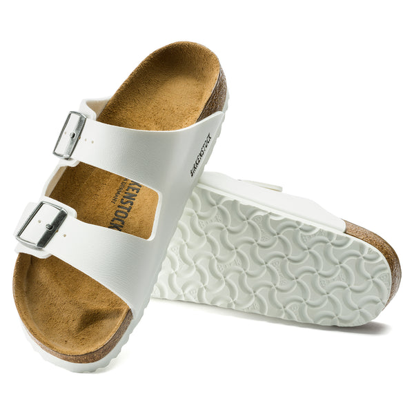 Birkenstock 552681 Arizona White Birko Flor