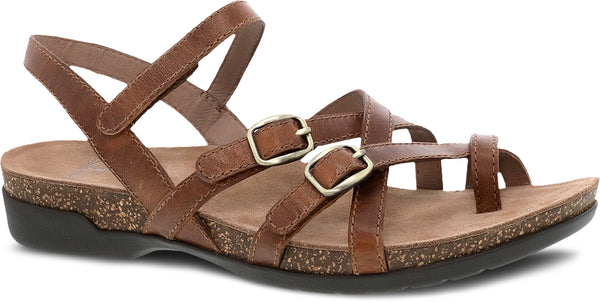 Dansko 6029-155300 Women's Roslyn Tan Waxy Burnished