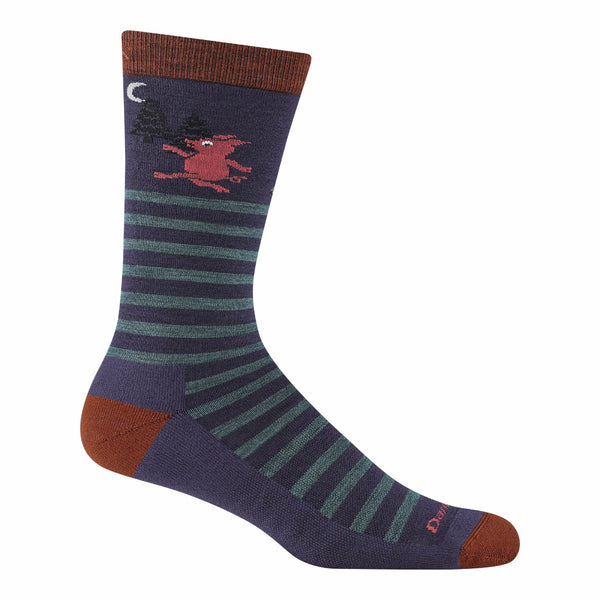 Darn Tough Vermont 6096 Men's Wild Life Crew Lightweight Cushion