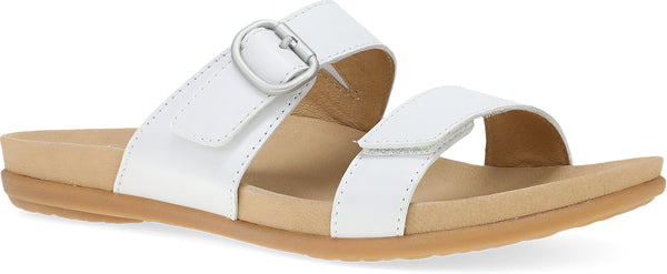 Dansko 6220001200 Women's Justine White Full Grain