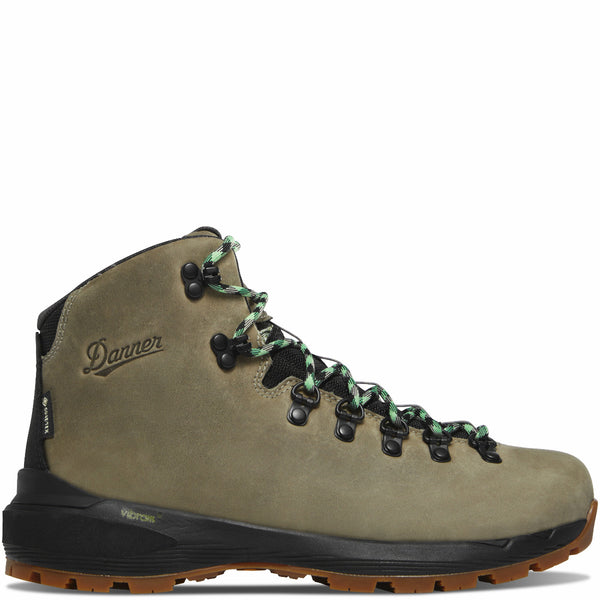 Danner 62713 Women's Mountain 600 EVO 4 Inch GTX - Tin Gray/Island Green