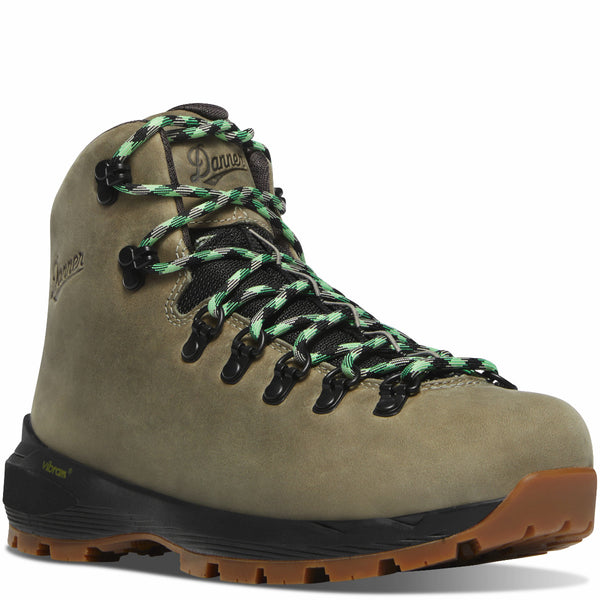 Danner 62713 Women's Mountain 600 EVO 4 Inch GTX - Tin Gray/Island Green