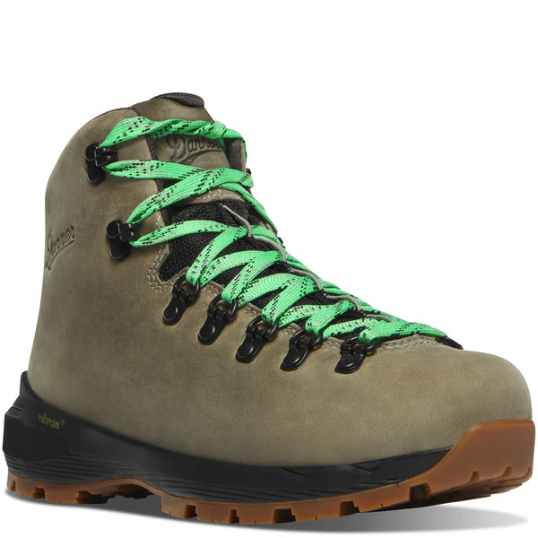 Danner 62713 Women's Mountain 600 EVO 4 Inch GTX - Tin Gray/Island Green