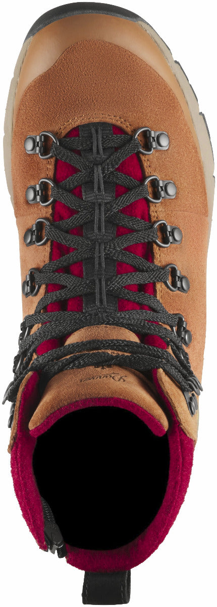 Danner 67350 Women's Arctic 600 Side Zip - Brown/Red