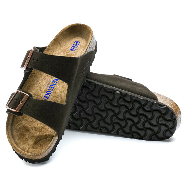Birkenstock 951313 Arizona Soft Footbed Mocha Suede Narrow
