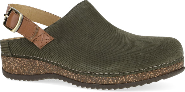 Dansko 9605825300 Women's Merrin - Olive Embossed Suede