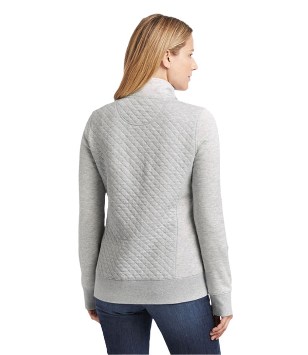 L.L.Bean 502745 Women's Quilted Quarter Zip Pullover