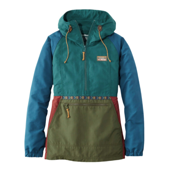 L.L.Bean 505301 Women's Mountain Classic Multi Color Anorak