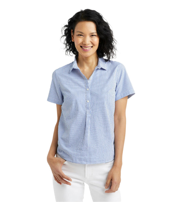 L.L.Bean 510191 Women's Vacationland Seersucker Popover