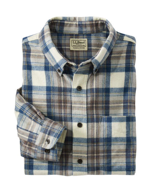 L.L.Bean 298167 Men's Scotch Plaid Flannel Shirt