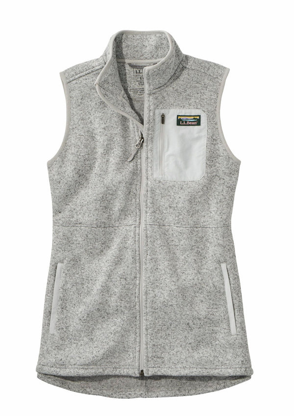 L.L.Bean 511766 Women's Sweater Fleece Long Vest