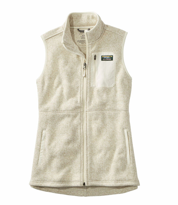 L.L.Bean 511766 Women's Sweater Fleece Long Vest